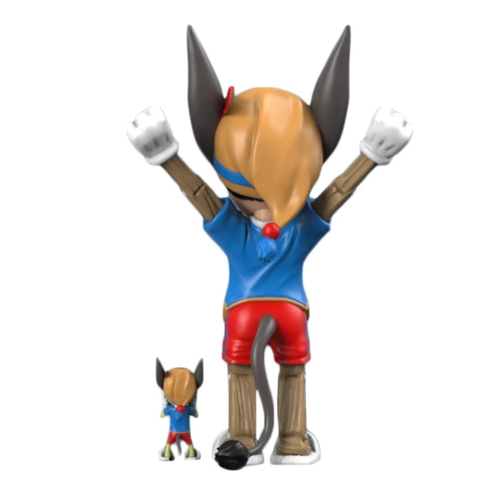 Juce Gace Mighty Jaxx A Wood Awakening Donkey (BFF Edition) Vinyl Figure Set - Picture 5 of 8